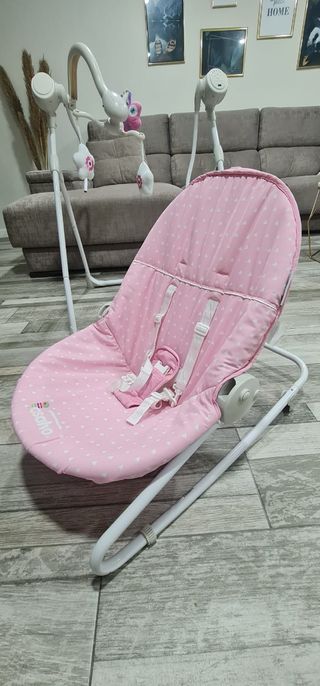 Columpio hamaquita 3 en 1  rosa