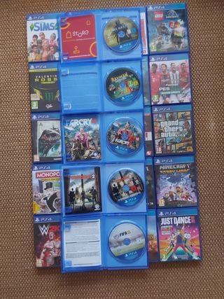 Juegos PS4 perfecto estado