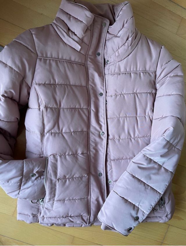 Abrigo T.34-36 rosa palo