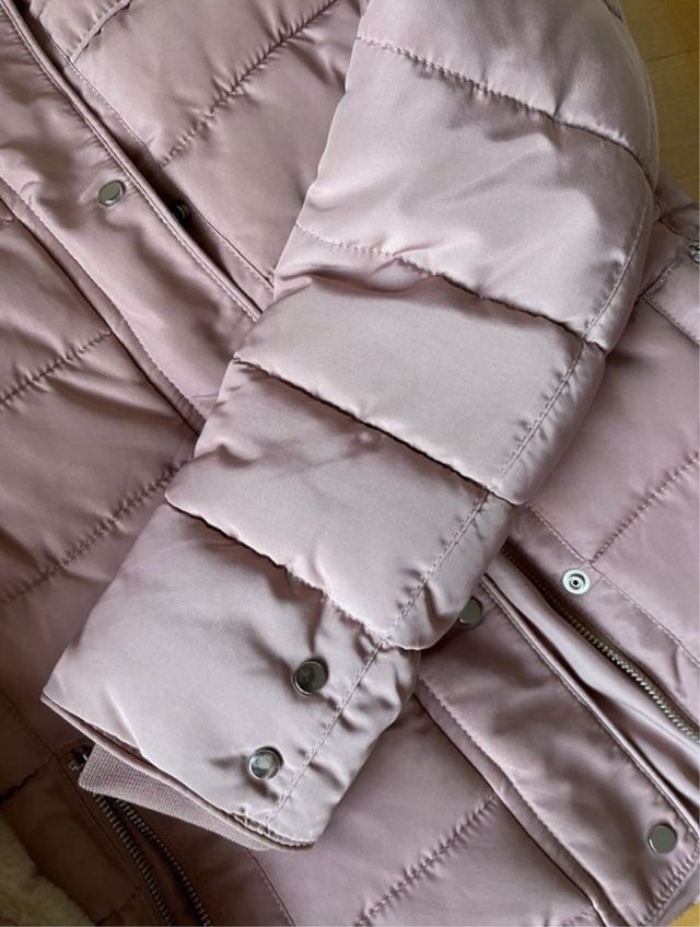 Abrigo T.34-36 rosa palo