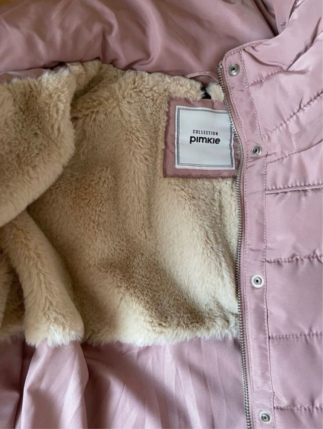 Abrigo T.34-36 rosa palo