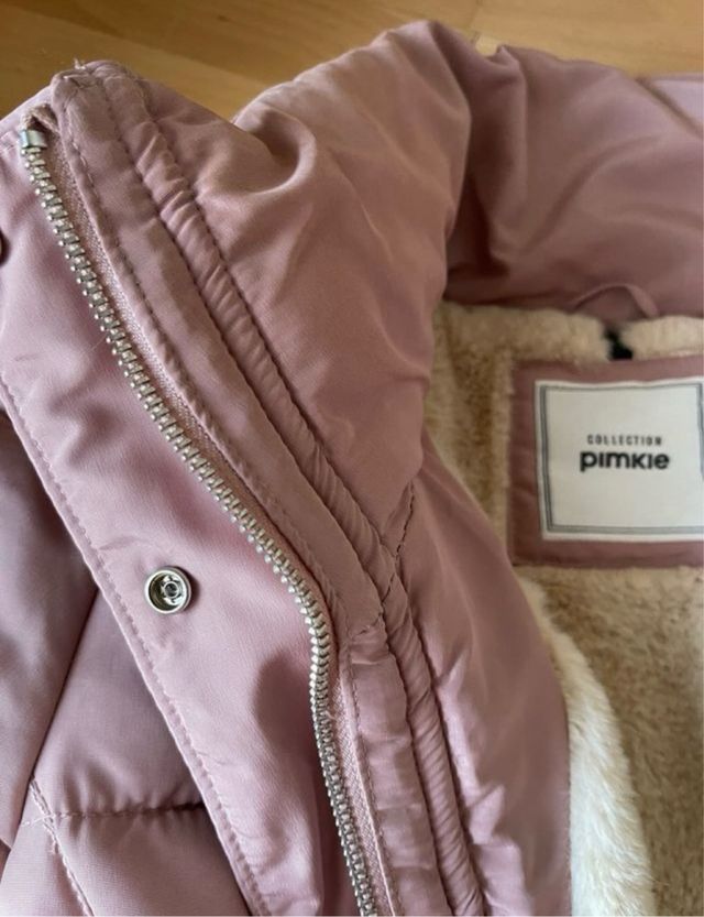 Abrigo T.34-36 rosa palo