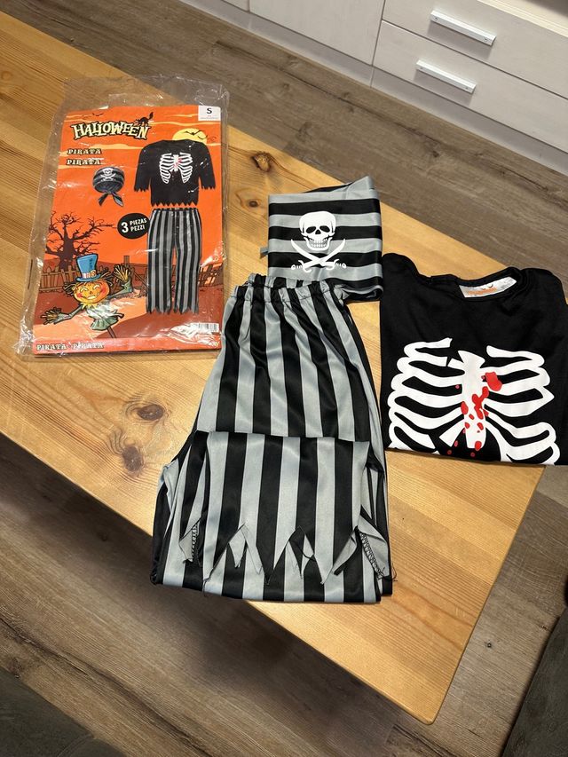 Disfraz pirata hallowen 4/6 años