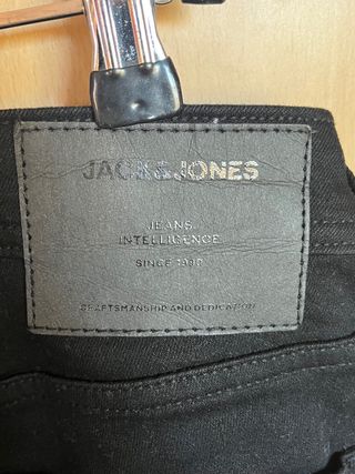 Pantalon Tejano Negro Jack&Jones
