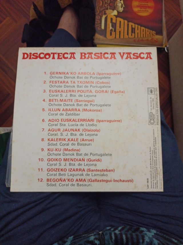 Vinilo discoteca básica Vasca 