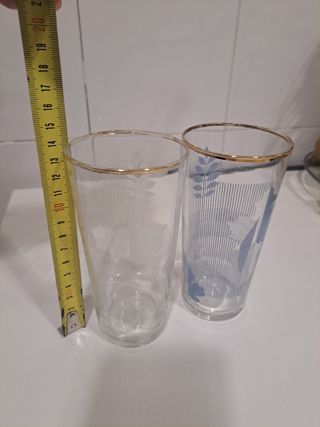 Vasos de refresco vintage