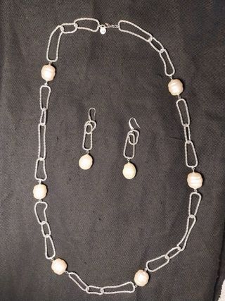 conjunto perlas Majorica