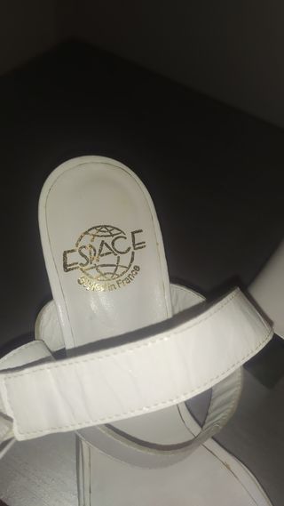 Sandalias Piel blancas