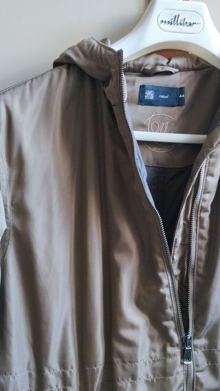 Giubbino beige donna con zip