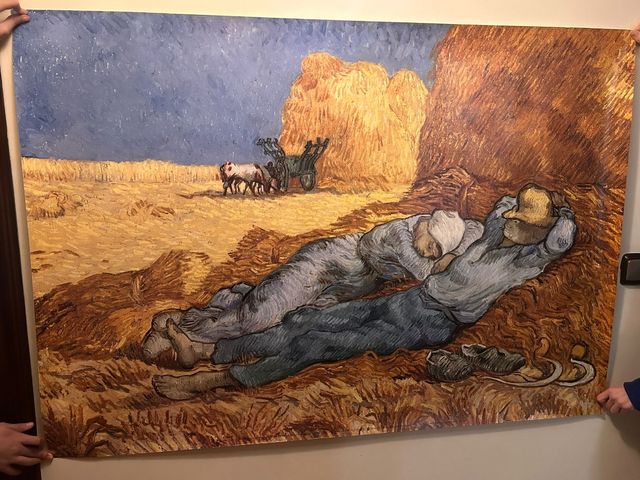 Poster reproducción La siesta Van Gogh