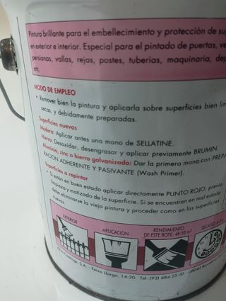 Bote pintura esmalte 4 kilos 
