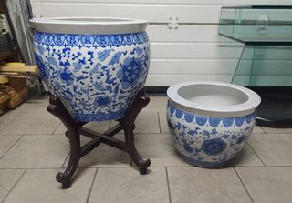 Vasi decorati in ceramica