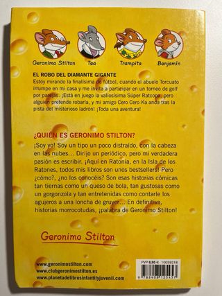 Pack 4 libros Gerónimo Stilton
