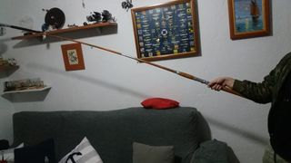 ANTIGUA CAÑA ALEMANA, NORIS, EN BAMBÚ HEXAGONAL