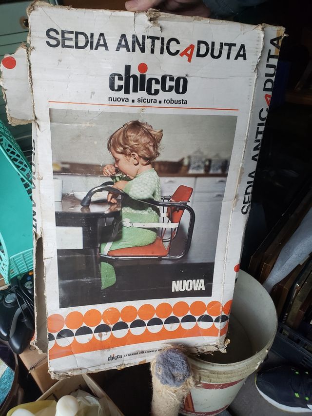 Sedia da tavolo bambini vintage