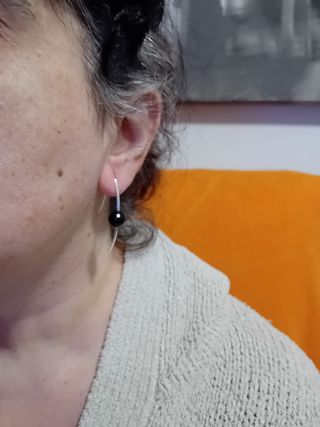 Pendientes de plata de primera ley