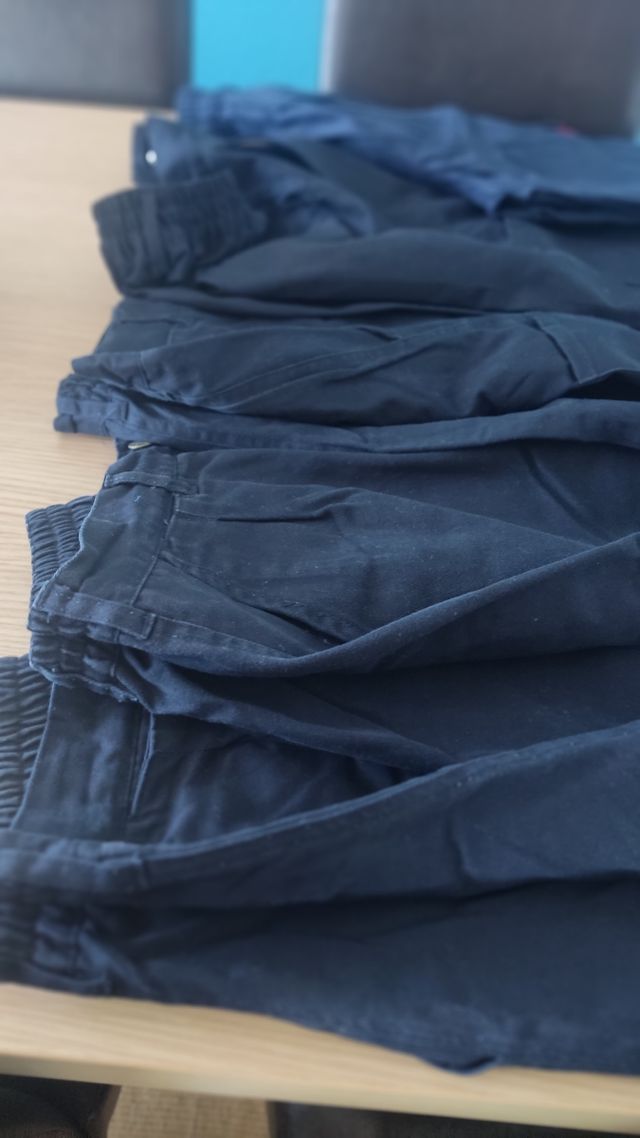 Lote 5 pantalones azul T.38/40