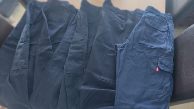 Lote 5 pantalones azul T.38/40