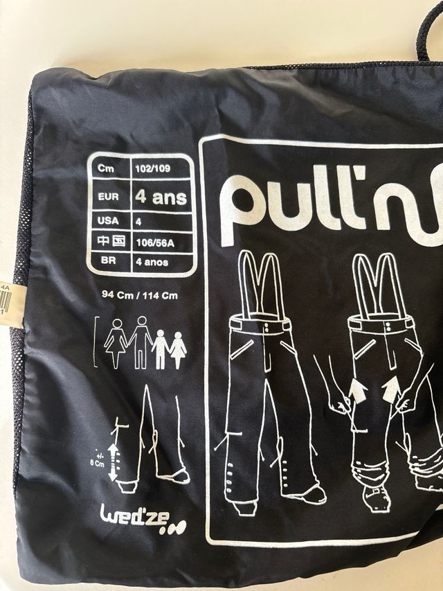 Pantalón nieve infantil