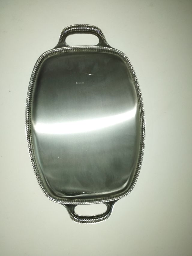 Vassoio ovale in acciaio inox