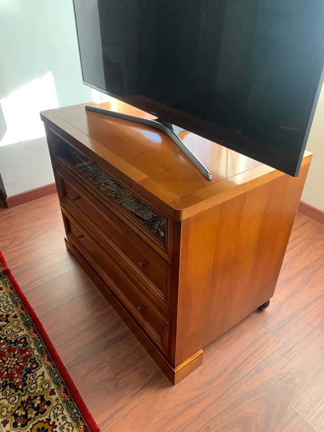 Mueble TV madera maciza