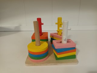JUEGO ENCAJES MADERA