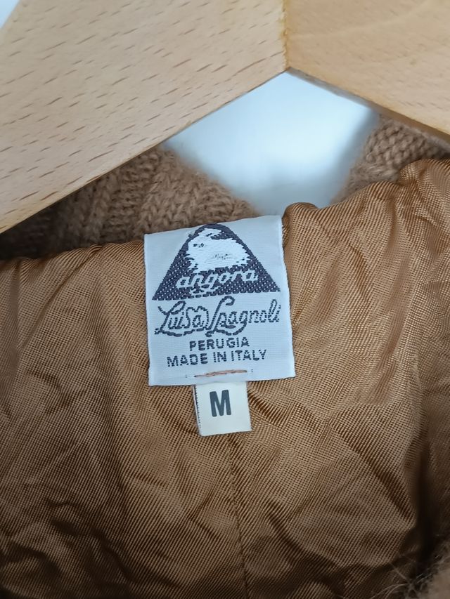 Abrigo luisa spagnoli de angora