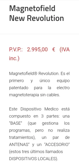 Masajeador profesional