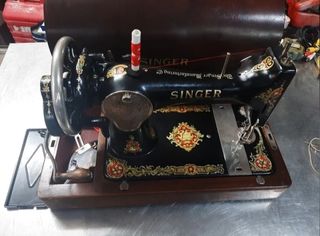 Máquina de coser Singer , antigua