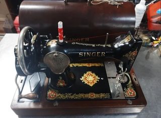 Máquina de coser Singer , antigua
