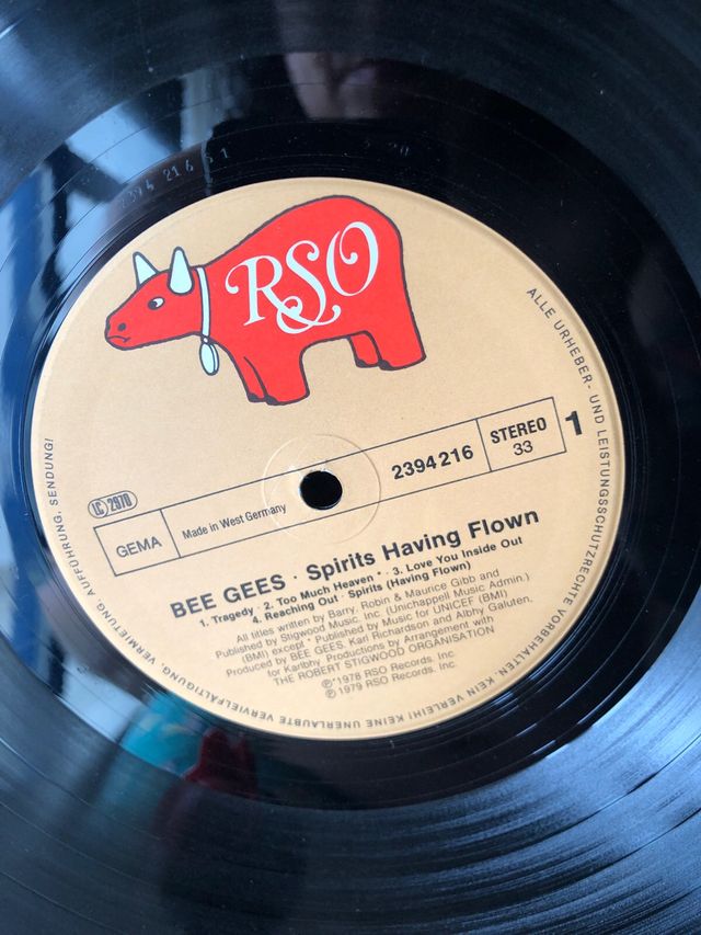 Disco vinilo Bee Gees LP Spirits having flown.