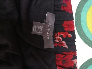 Falda larga estampada