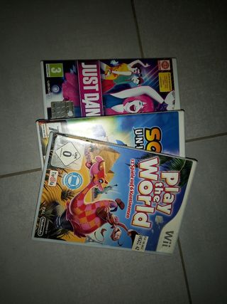 console Wii con giochi e accessori