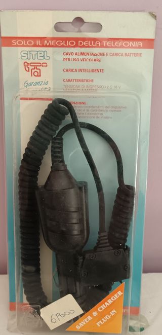 Cavo Alimentazione E Carica Batterie  Per Uso Veic