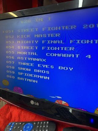 consola 620 juegos + 2 mandos