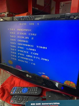 consola 620 juegos + 2 mandos