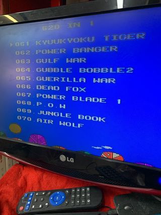 consola 620 juegos + 2 mandos