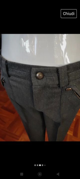 Pantalone donna grigio. Zara. 38