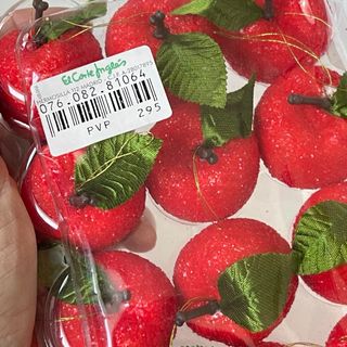 Navidad /adornos manzanas rojas / vintage / nuevo