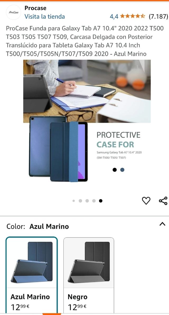 Funda galaxy tab A7 10.1. Haz una oferta!