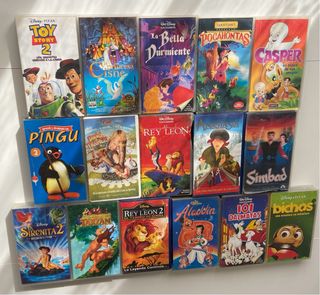Cintas VHS películas infantiles