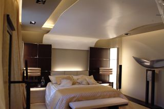 BIOMBO Wengue, Alabastro con Luz, acero Inox