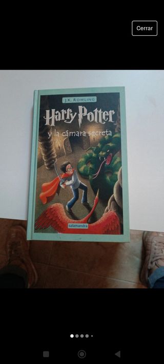 Libro Harry Potter y la cámara secreta