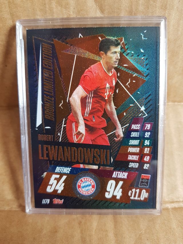 Carta Lewandowski Bronze Límited Edition