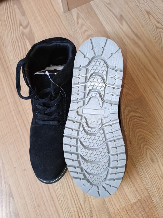 Botas de piel negras n°43