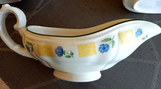 Juego de salseras de loza de San Claudio