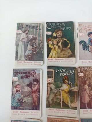 12 cuentos miniatura antiguos