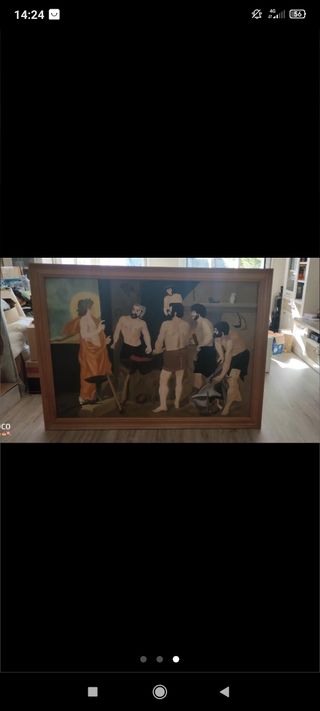 Marco con lienzo 180x132