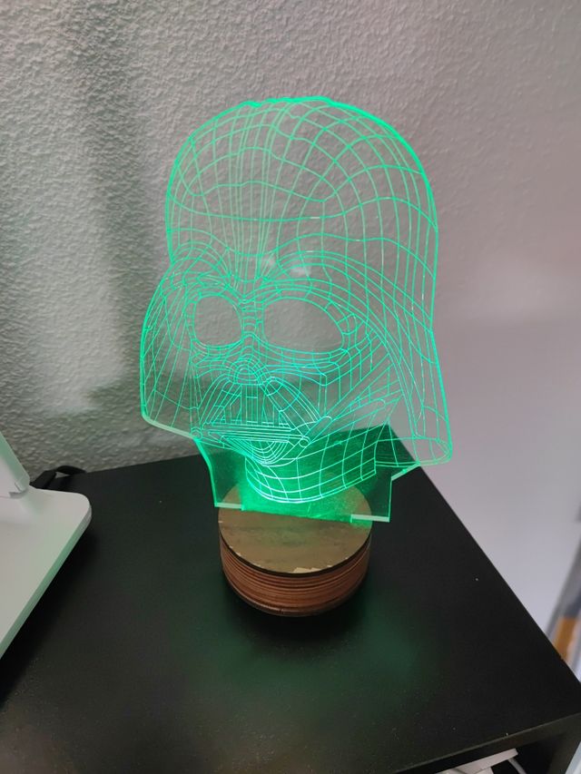 Lampade Star Wars 3D RGB in metacrilato