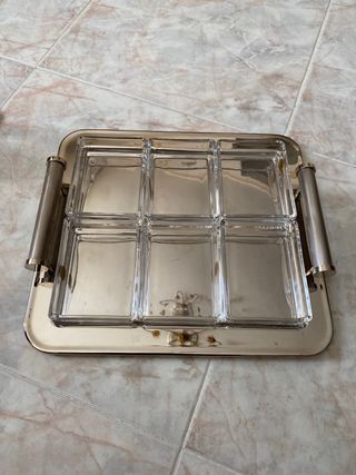 set antipastiera, oliera e formaggera